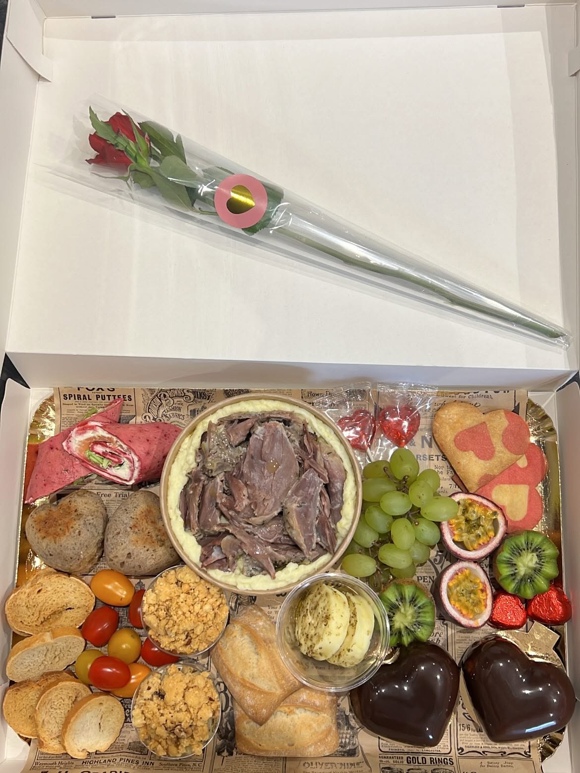 Box gourmande préparée par Alexia